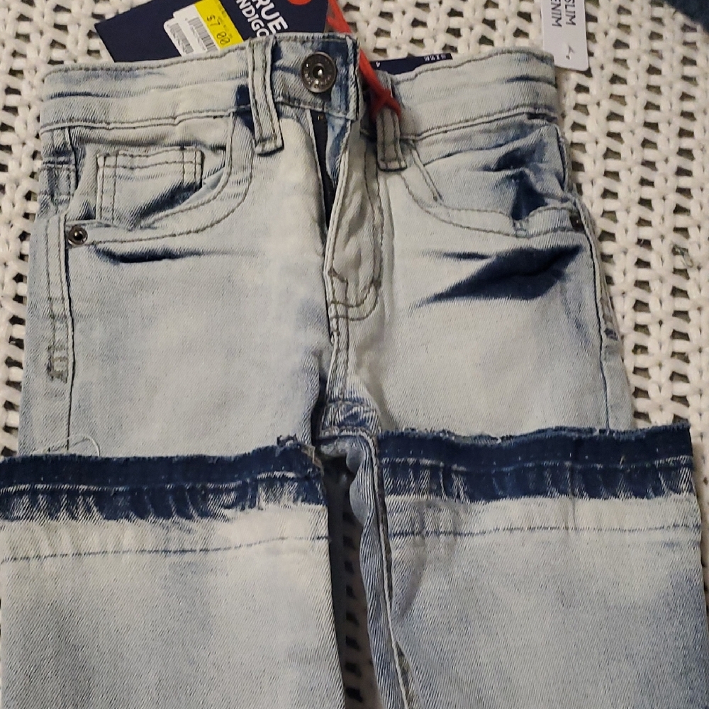 Indigo Kids Two-Tone Blue Jeans